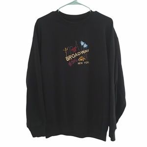 Broadway Time Square Crewneck Sweatshirt